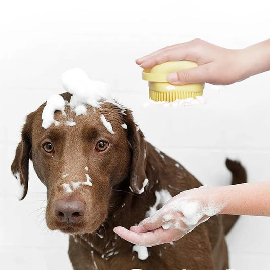 Soft Silicone Dog Bath Brush